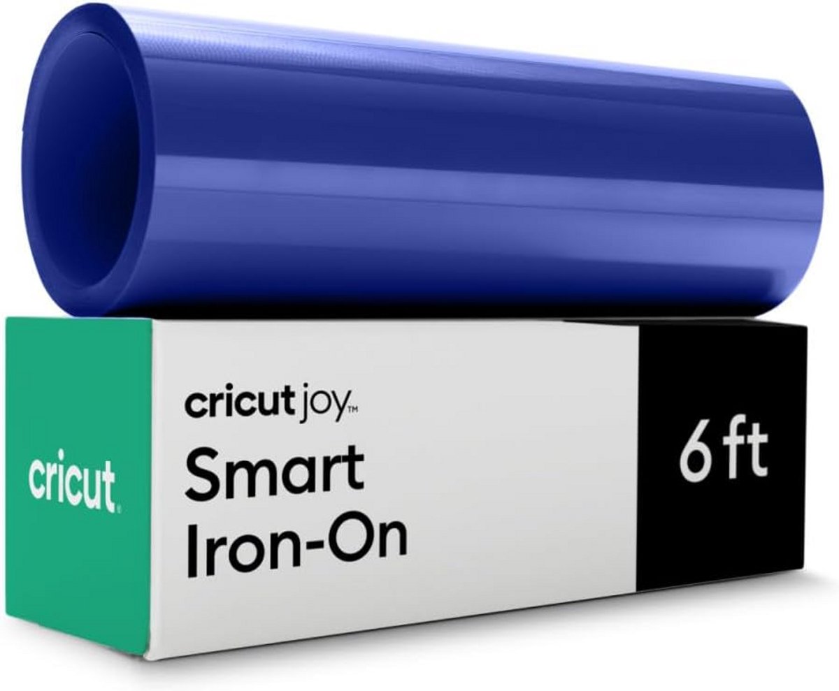 Iron-On Heat Transfer Vinyl 5.5" x 6ft Royal Blue voor T-shirts en Accessoires