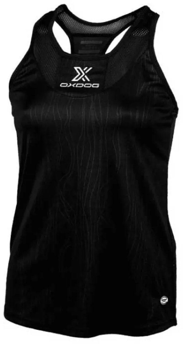 Oxdog Tiebreak Mouwloos T-shirt Zwart XS Vrouw
