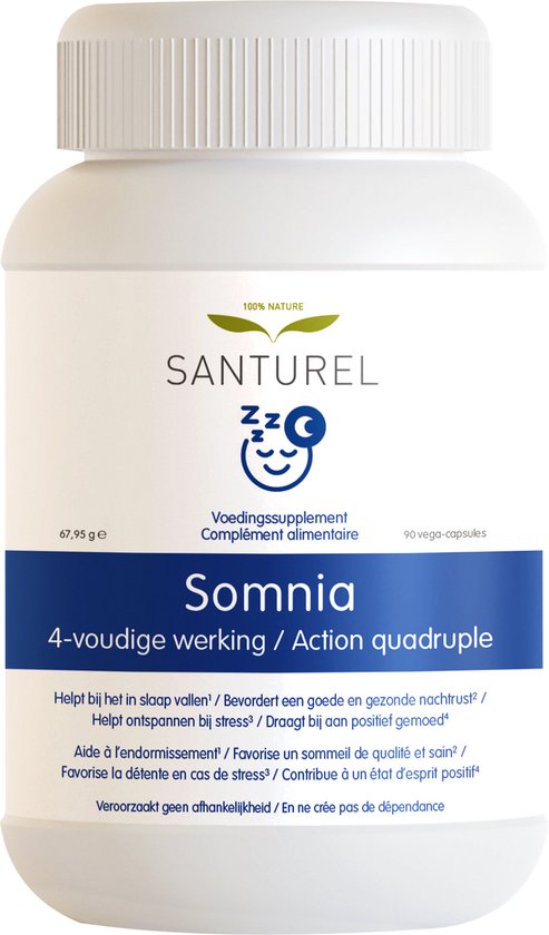 Somnia - hét slaapsupplement om snel in slaap te vallen - beter slapen - betere...