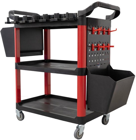 An autonomous tool trolley that follows the workers: here is the video