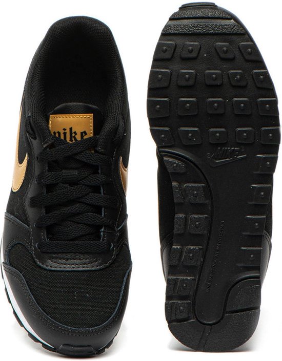 Nike Sneakers - Maat 38.5 - Unisex - Zwart/goud/wit | bol.com