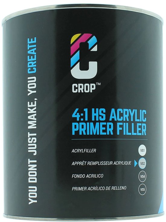 Base de maquillage Acryl CROP 2K HS GRIS VS2 - Bidon de 4 litres
