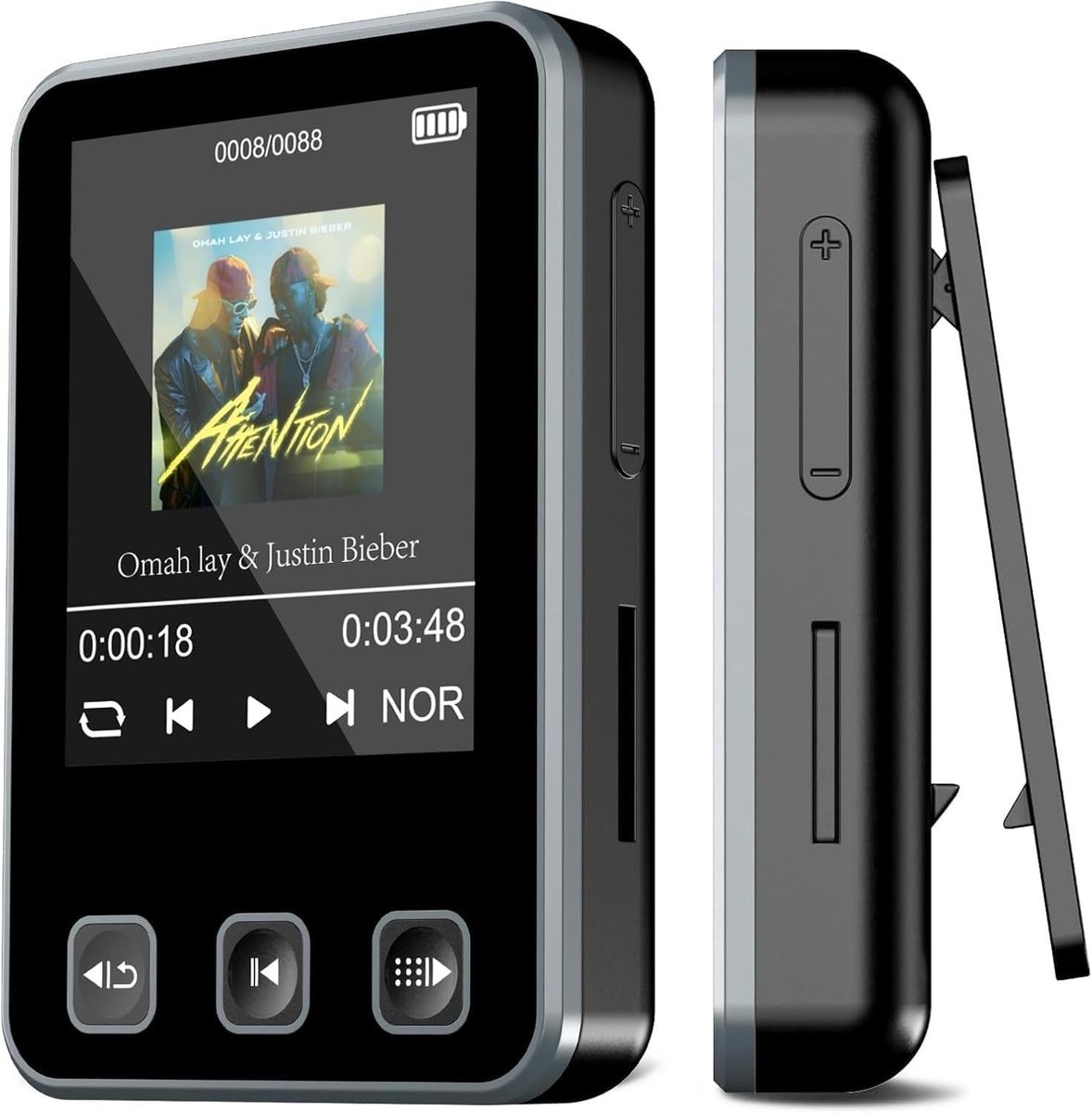 SNJY® MP3 Speler Bluetooth - MP4 Speler - Muziek Speler - 32GB - Zwart
