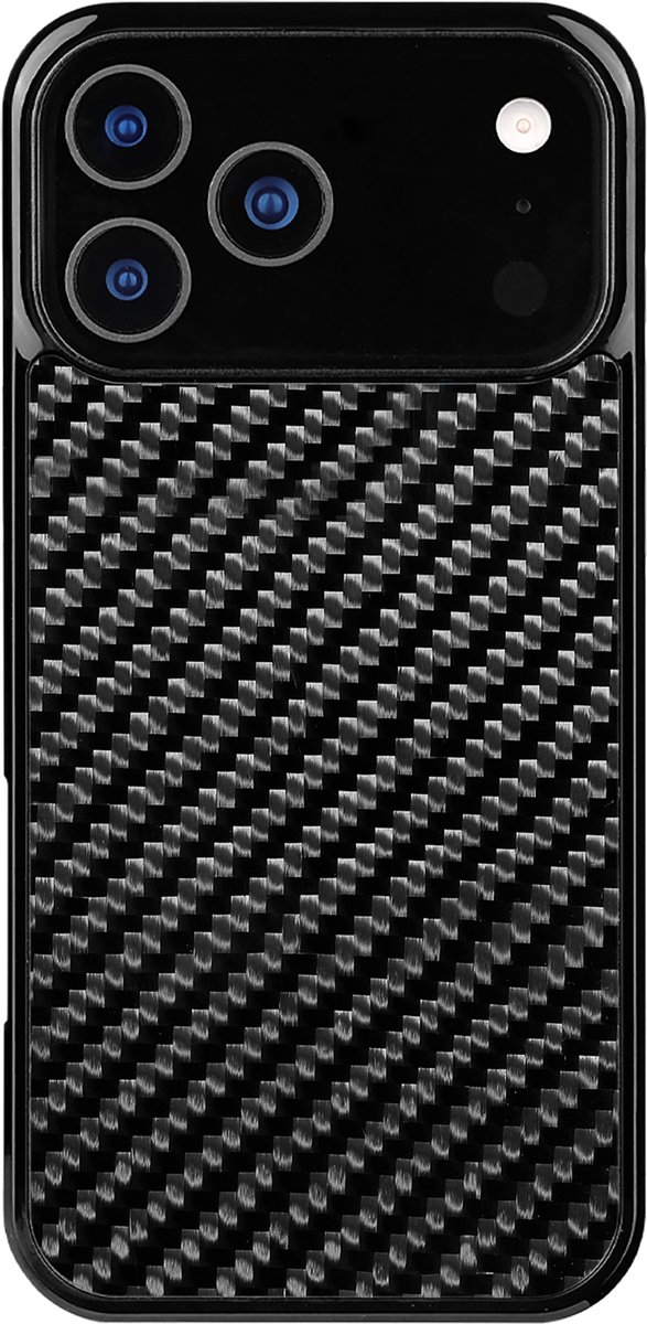 FirstClassCarbon – iPhone 17 Pro Max – Carbon Fiber Hoesje – 3K Twill Carbon – MagSafe Compatibel – Dun & Shockproof Telefoonhoesje