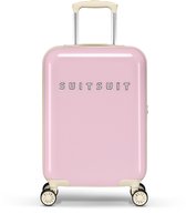 SUITSUIT Handbagage koffer 55x35x20 - Handbagage trolley - Lichtgewicht koffer - Reiskoffer - Veilig TSA cijferslot - Fabulous Fifties koffer Pink Dust - Roze