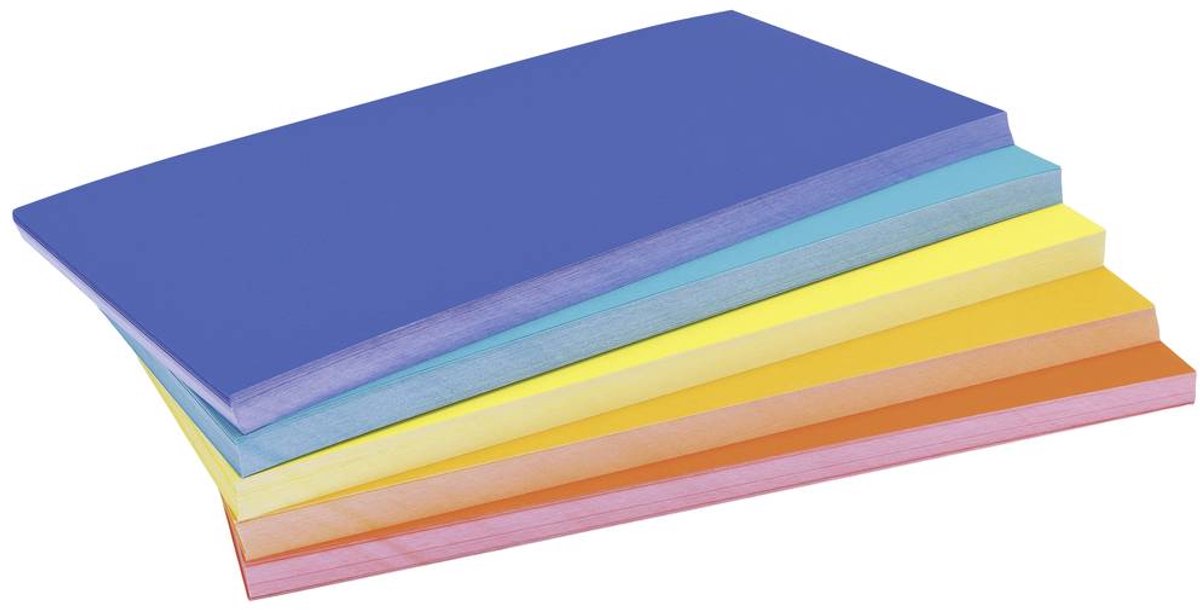 magnetoplan Rainbow Presentatiekaart Diverse kleuren, Rood, Oranje, Geel Rechthoekig 200 mm x 100 mm 250 stuk(s)