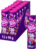 The Jelly Bean Factory - 36 Mix Tube - 12 Stuks - Snoep - Jellybeans - 12 x 90 g