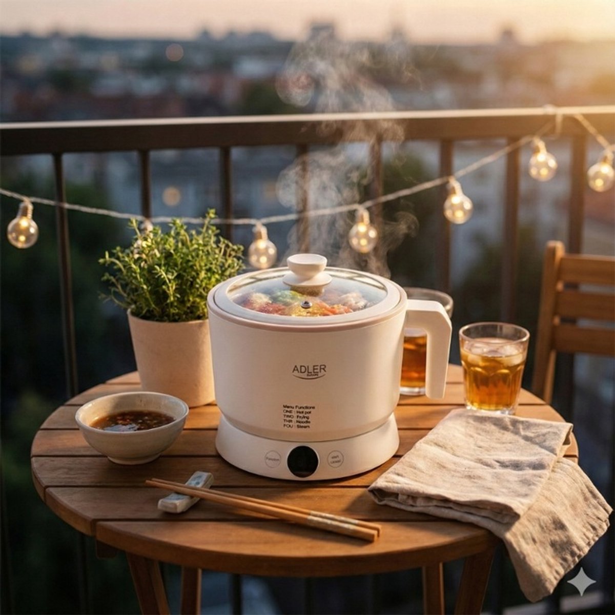 Multicooker 1L – Multifunctionele Elektrische Kookpot – 4 Standen – Adler AD6422 – foto 5