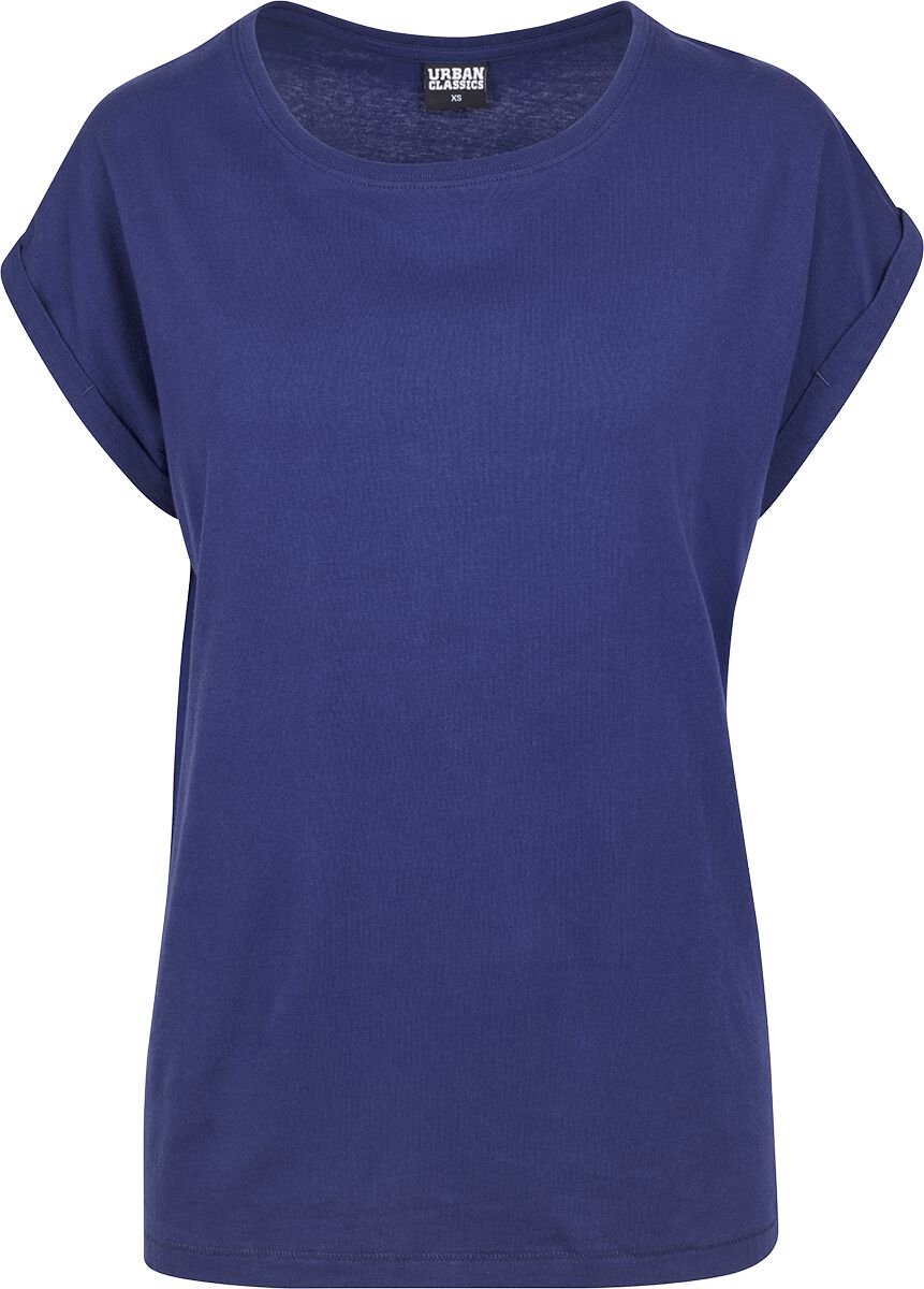 Urban Classics Extended Shoulder Tee Dames T-shirt – L Paars