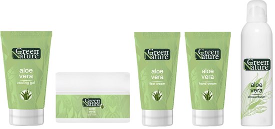 Green Nature Aloe Vera set van 5st.