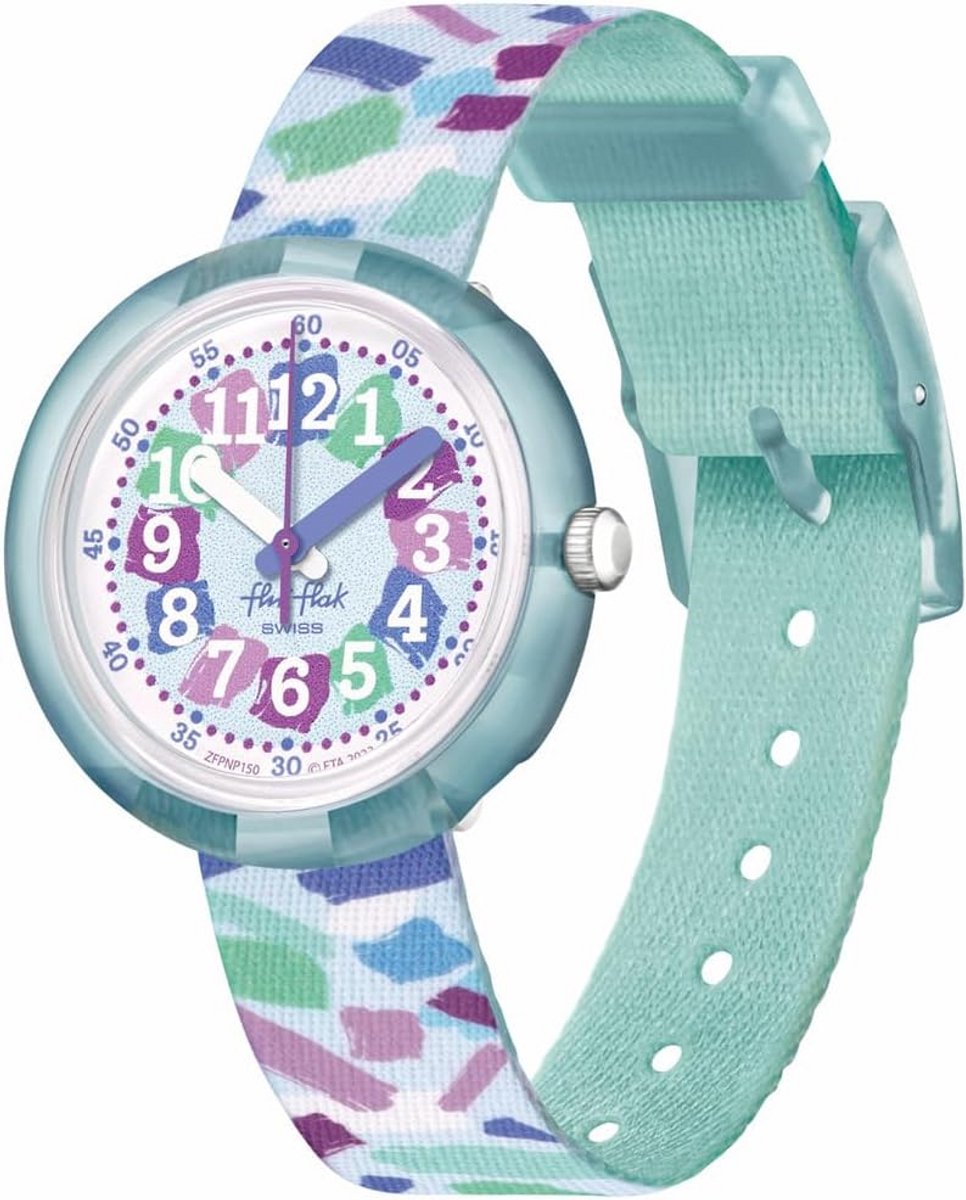 Kleurrijk Kinderhorloge - Groen - Pedagogisch Ontwerp - Leren Tijd Lezen