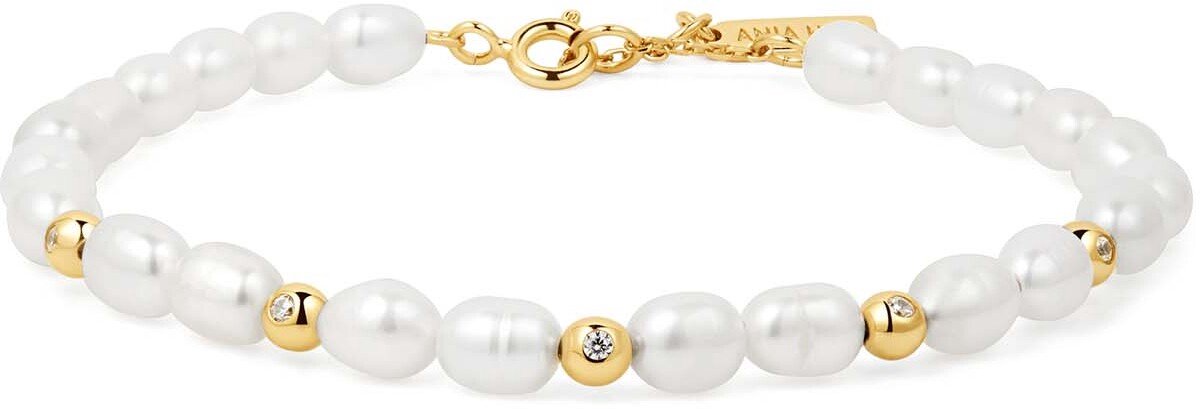 Ania Haie AH B058-05G Chic Creator Dames Armband - Parelarmband