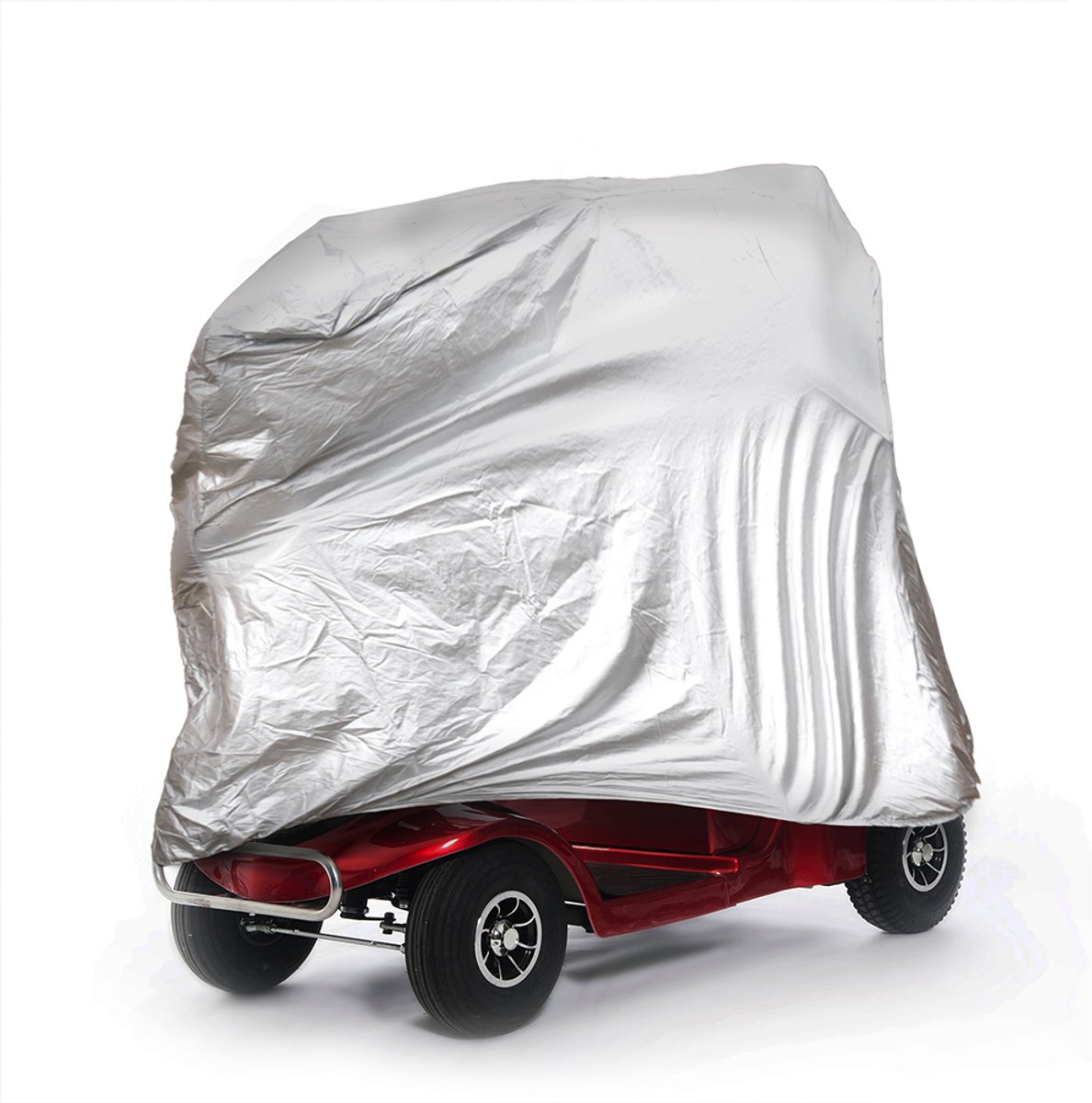 Maxxcovers® Scootmobiel Hoes - Zilver - Afdekhoes - Regenhoes - Maat M