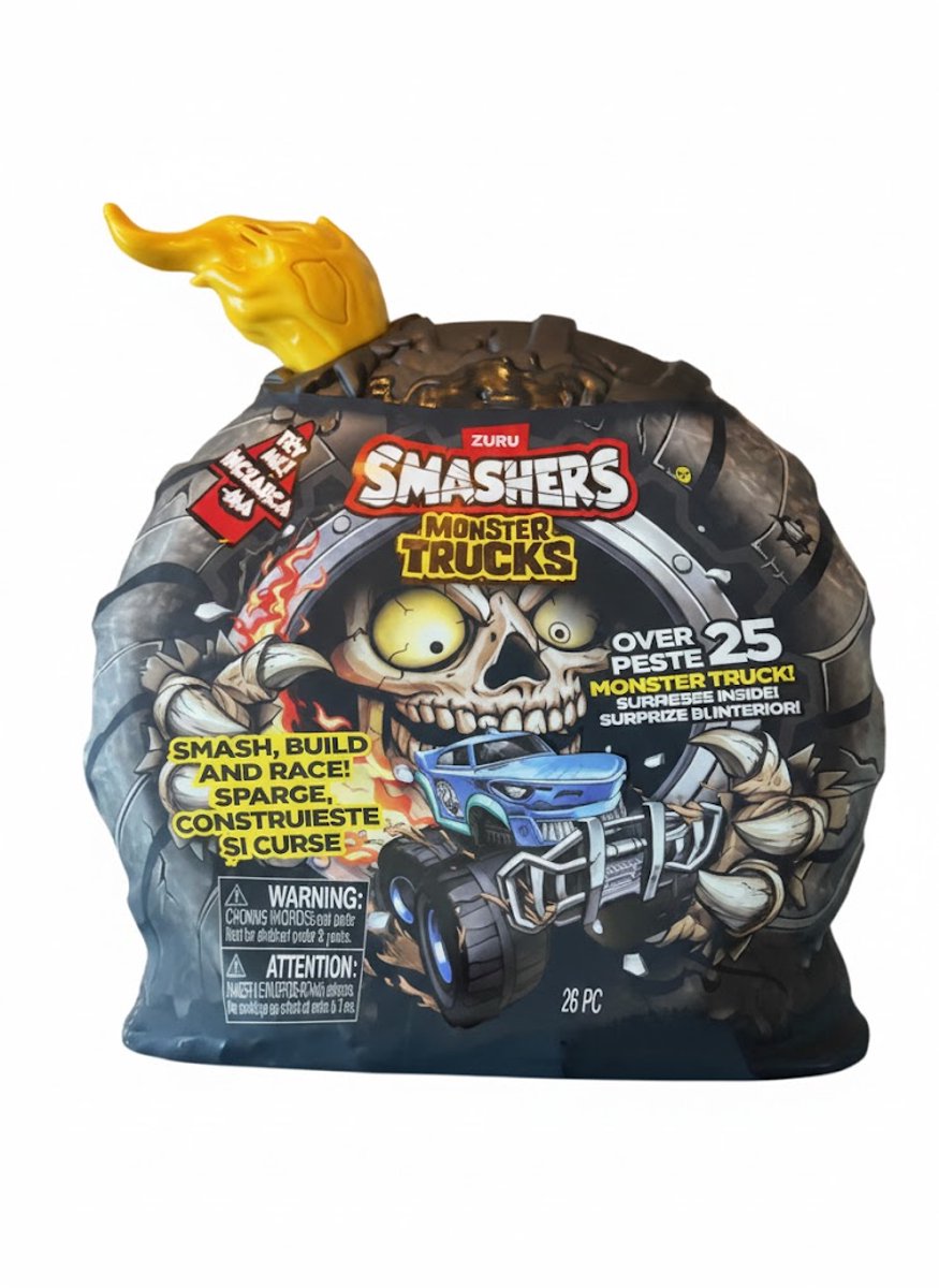 Smashers Monster Trucks Verrassing Set – Smash Speelgoed Kind – Bouw Je Eigen Monster Truck – Verrassingsspeelgoed Met 25+ Te Verzamelen Trucks – Actief Bouw & Race Speelgoed – Cadeau Voor Kinderen