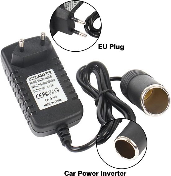 12V DC Voedingskabel via Sigarettenaansteker – 2A Uitgang, Geschikt voor Navigatie, TomTom, Garmin & Andere 12V Apparaten — afbeelding 2