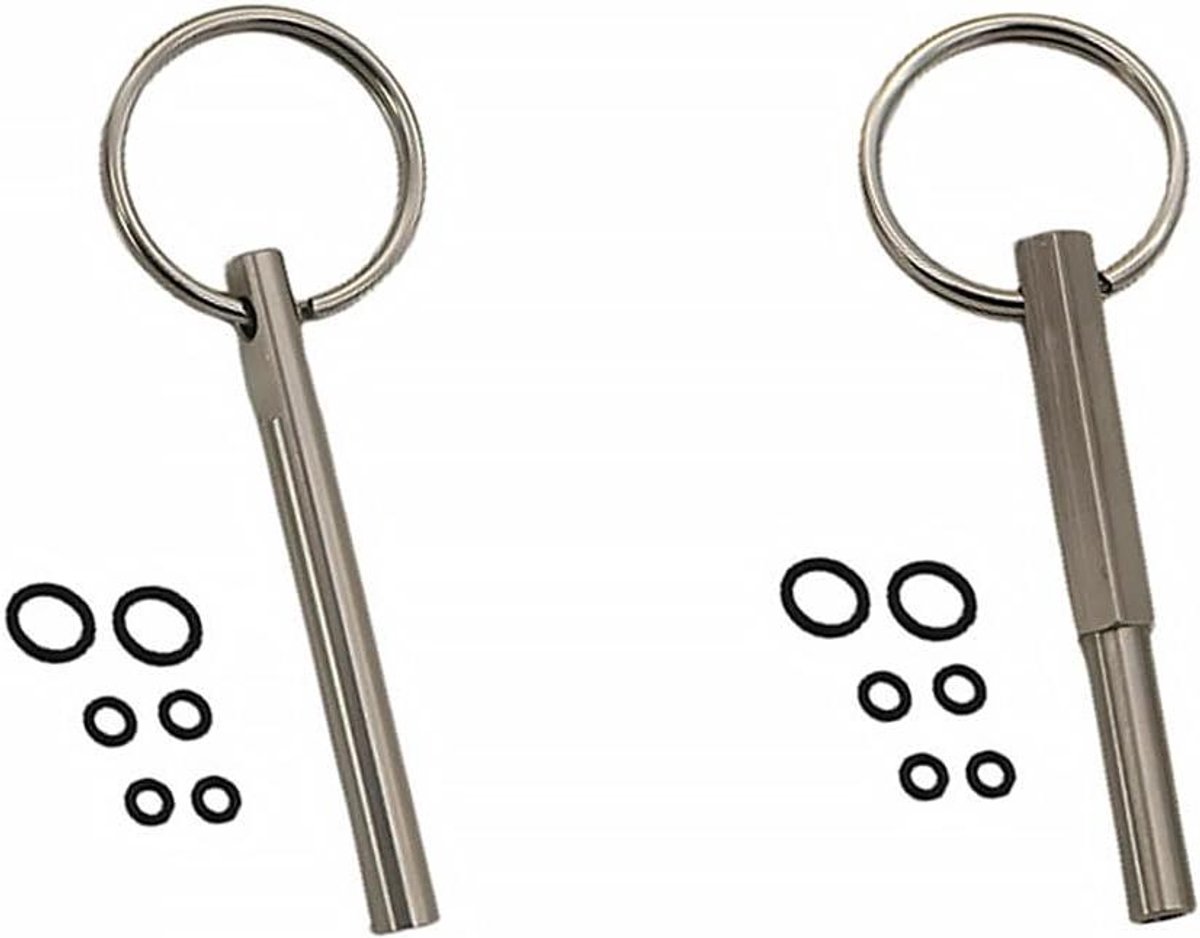 Ovale schroevendraaier voor koffiemachines - reparatieset met rubberen ringen