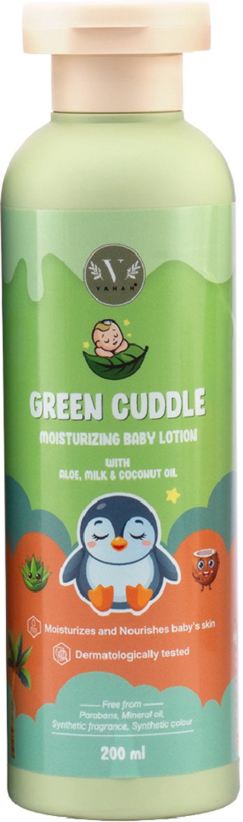 Vanan Green Cuddle Moisturizing Baby Lotion (200 ml)