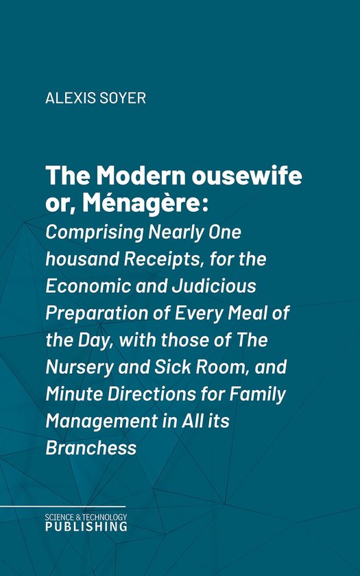 The Modern Housewife or, Ménagère - cover