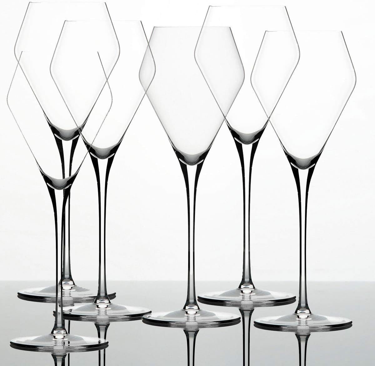 Elegante Wijnglazen voor Zoete Wijn 6-Delig Handgemaakt Mondgeblazen T0.32L 23cm