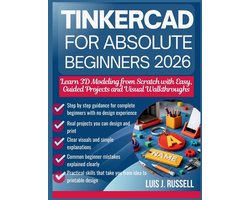 Omslag van Tinkercad for Absolute Beginners 2026