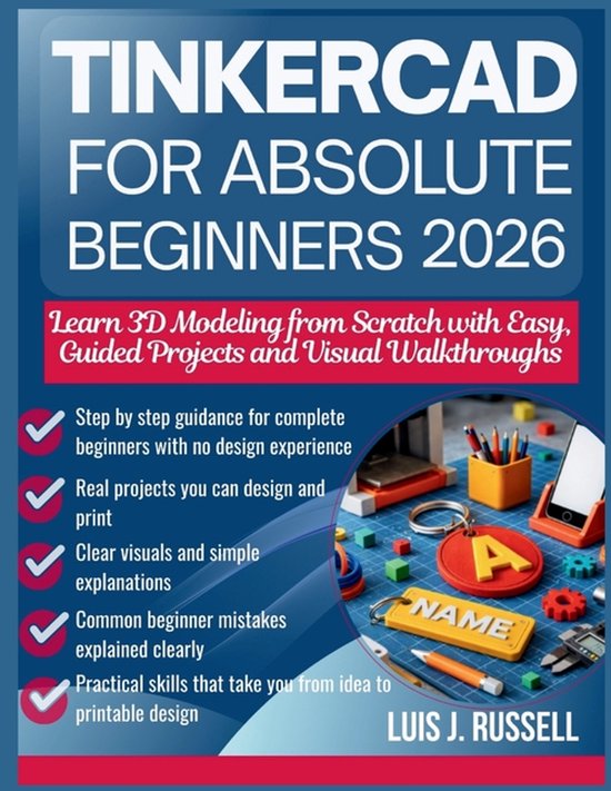 Tinkercad for Absolute Beginners 2026 - cover