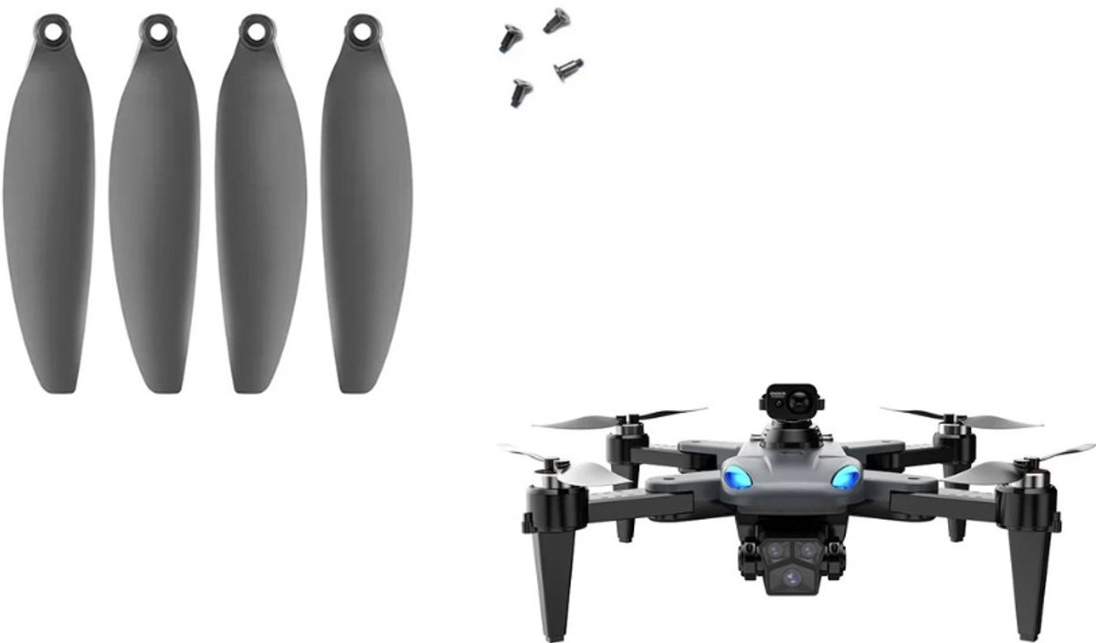 LUXWALLET Drone Propellers – Geschikt voor De LUXWALLET Libra Hover S167 MAX Drone – Drone Accessoires – Zwart