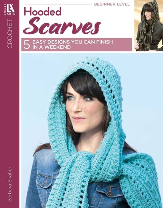 Hooded Scarves to Crochet - cover