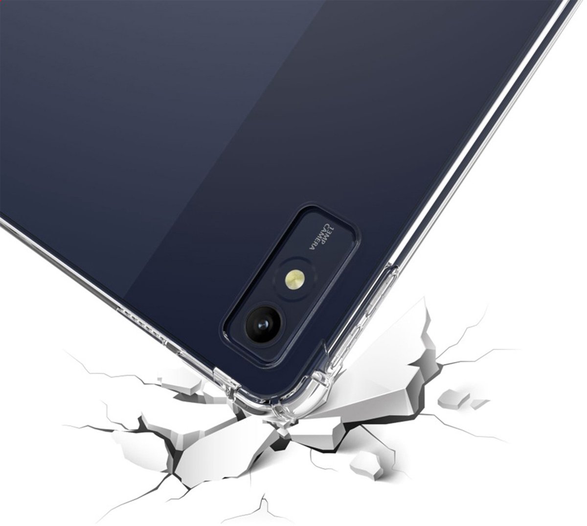 imoshion Tablet Hoes - Geschikt voor Lenovo Tab M10 5G - Shockproof Case tablet - Transparant
