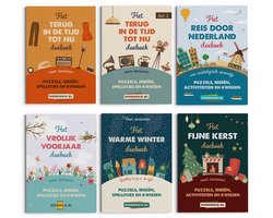6 Doeboeken voor senioren - puzzelen, activiteiten, terug in de tijd - dagbesteding, ouderenzorg
