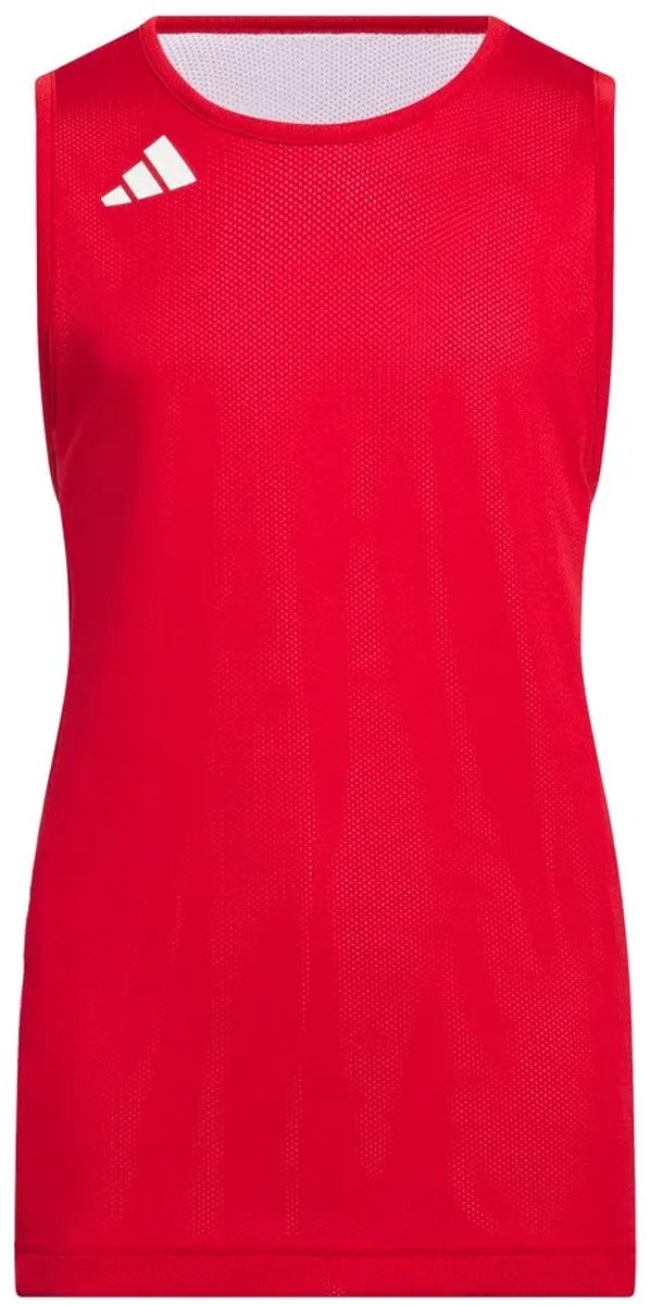 Adidas 3g Speed Reversible Basketball Aeroready Junior Mouwloos T-shirt 9-10 Years Kinderen Rood