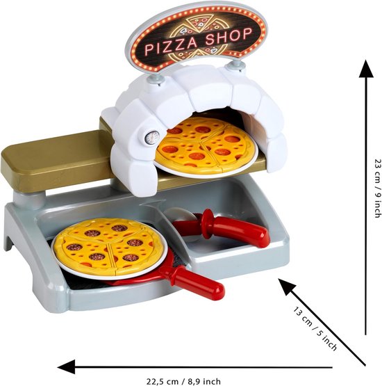 Pizza Station speelset - inclusief pizzaroller, pizzaschep en 2 pizzaborden - speelgoed voor kinderen vanaf 3 jaar — afbeelding 2