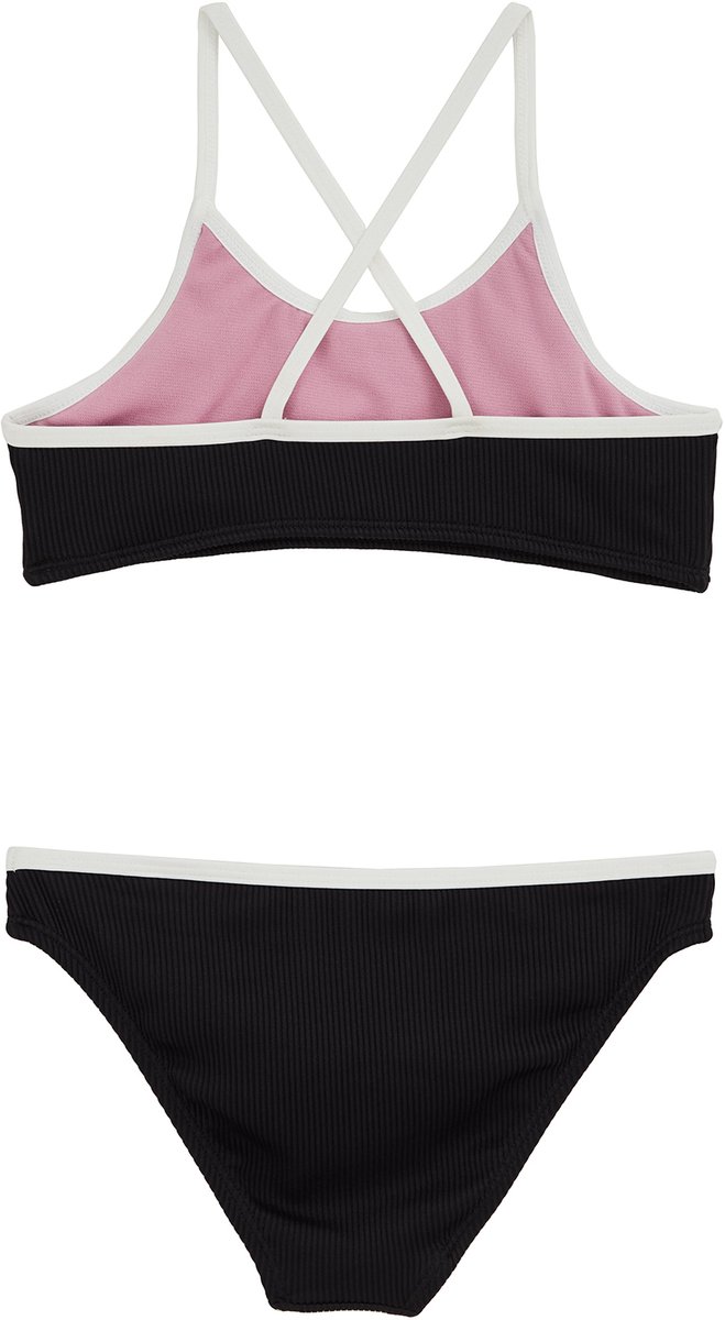 WE Fashion Meisjes bikini met structuur en contrast — afbeelding 2