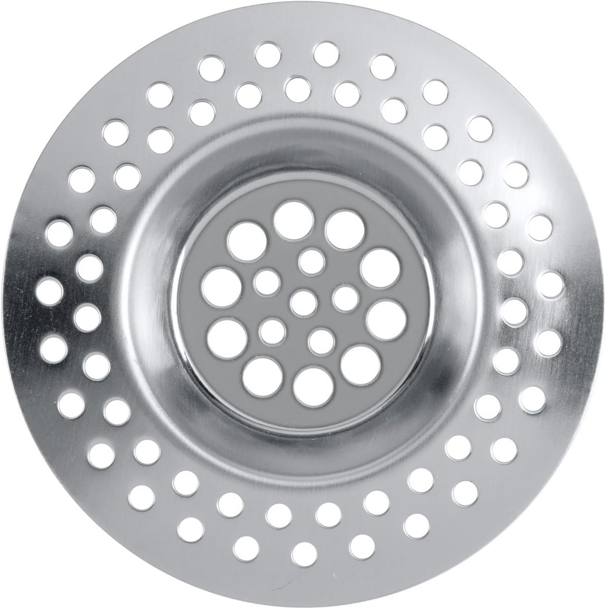 Set van 2 inox afvoerfilters 7 x 7 cm