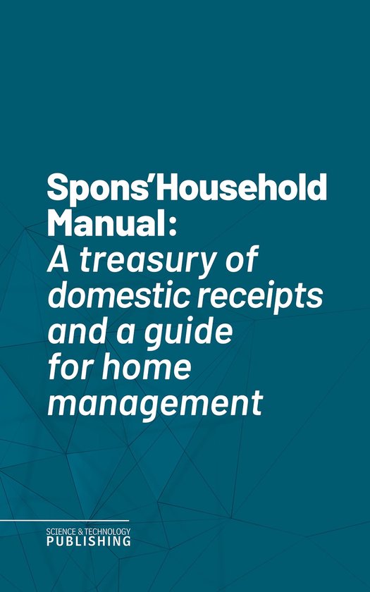 Spons' Household Manual - cover