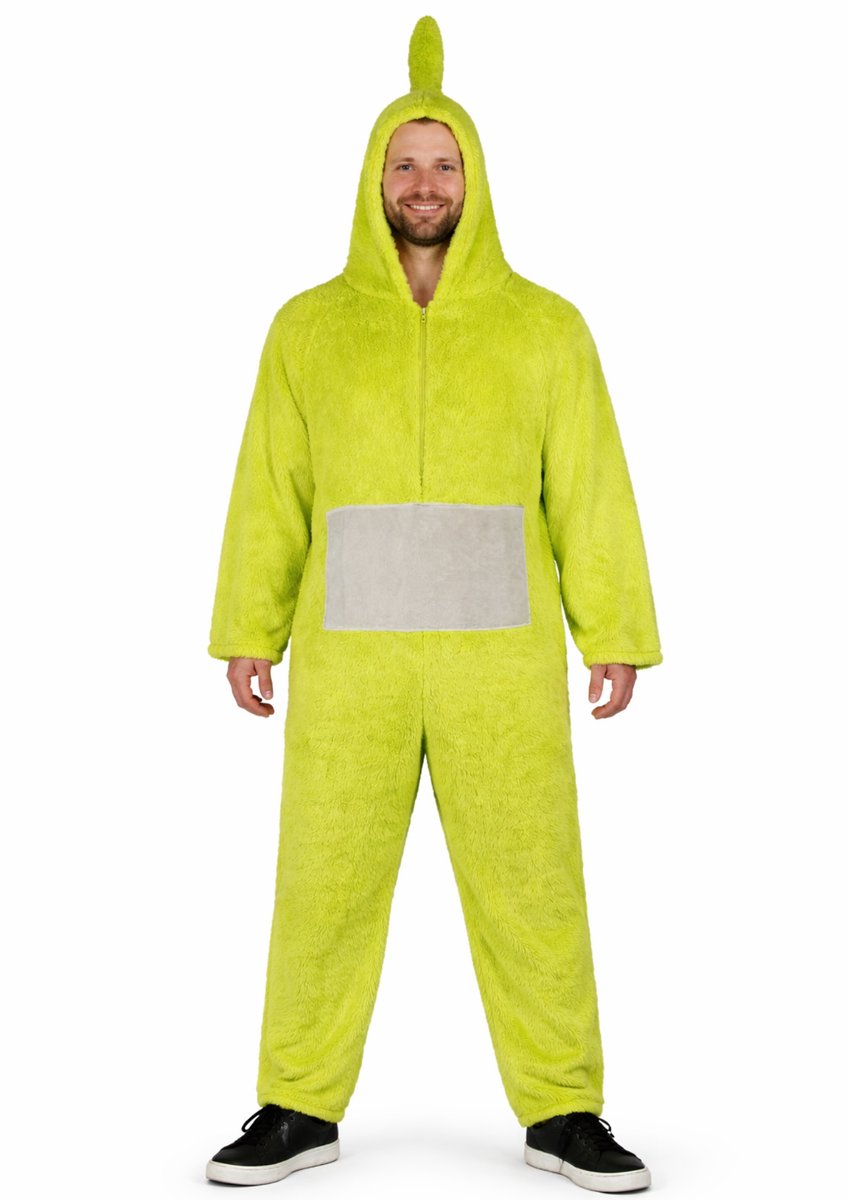 Carnavalskleding - Onesie - Groen - L - 171 - 185 cm - Kostuum - Dames & Heren - Verkleed als Kinderfiguren - Volwassenen