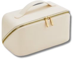 Accessoiretasje – Oyster – Open Flat Case – Mat PU – Make-up & Verzorging – Plat & Ruim – Ritssluiting – Stijlvol Design