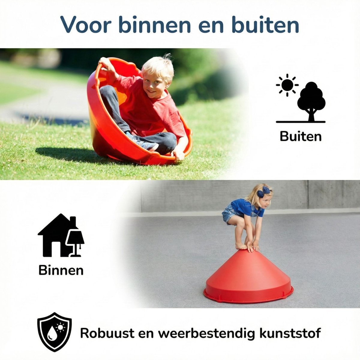 Gonge Reuze draaitol - Educatief Speelgoed - 80 cm - Bevordert motoriek - Kinderen 3 tot 10 jaar - Schommeltol — afbeelding 7