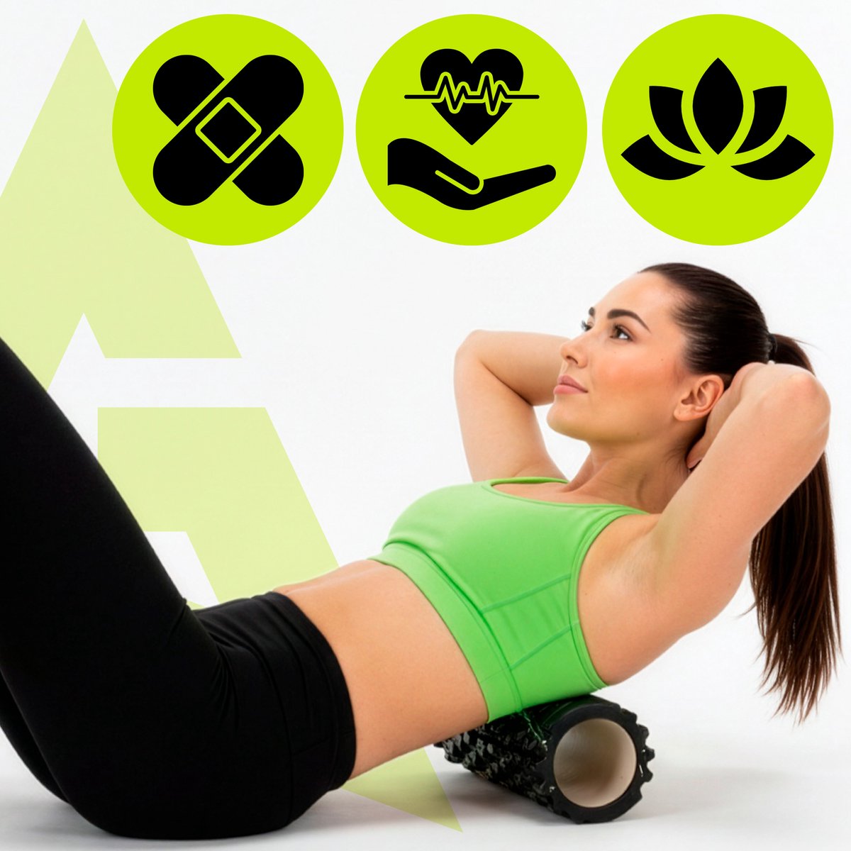 Springos Actiget Foam roller - Triggerpoint massage - Effecten thumbnail 4