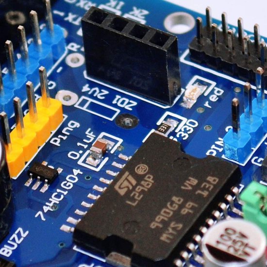 L298P Motor Driver Module H-Brug DC Stappenmotor Controller voor Arduino — afbeelding 2