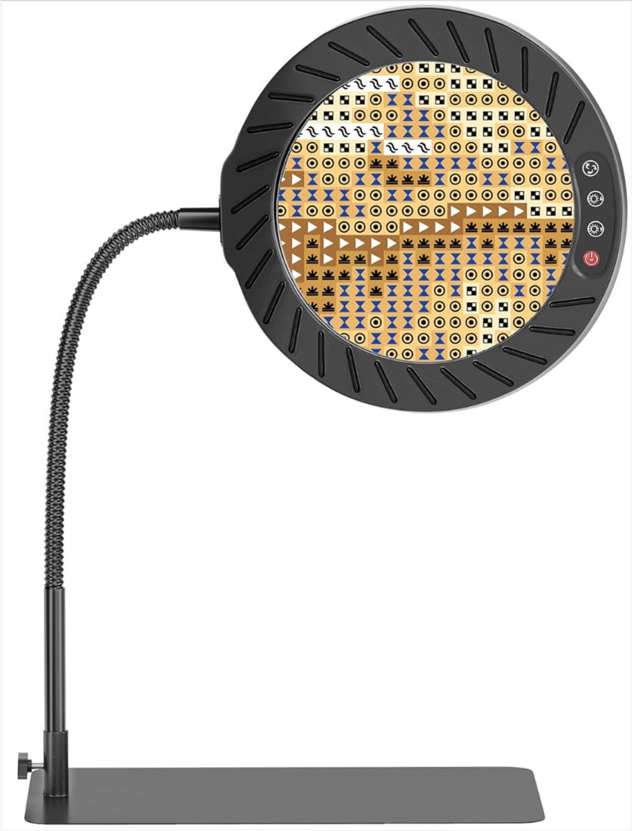 Vergrootglas met Verlichting - Vergrootglas op Standaard - Loep - Vergrootspiegel voor Volwassenen en Kinderen - Zwart
