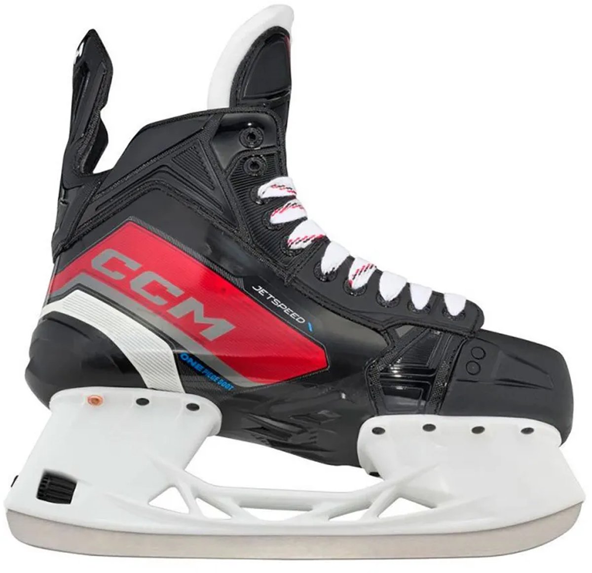 CCM – Jetspeed FT670 – IJshockeyschaatsen – Schaatsen Heren – Volwassenen – Zwart – Responsieve One-Piece Feel & Lichtgewicht Energy Transfer – Regular Fit – Maat EU 41