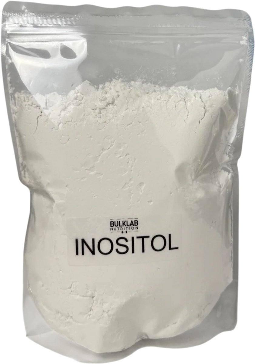 BulkLab Nutrition - Inositol poeder - 2000mg dagelijkse dosering - 200g Neutraal - Vitamine B7 - Smaakloos & oplosbaar - Zonder onnodige toevoegingen - Hoge Kwaliteit - Past Door Brievenbus - Gemaakt in Nederland