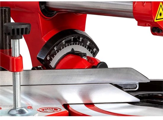 Einhell Elektrische Radiaal Afkort-/Verstekzaag TC-SM 2131/2 Dual - 1800W - Ø210 mm - Zaagkop kantelbaar naar links en rechts - Met Laser - Incl. 48 tands zaagblad