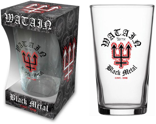 Watain Est. 1998 Unisex Bierglas - helder - Standard