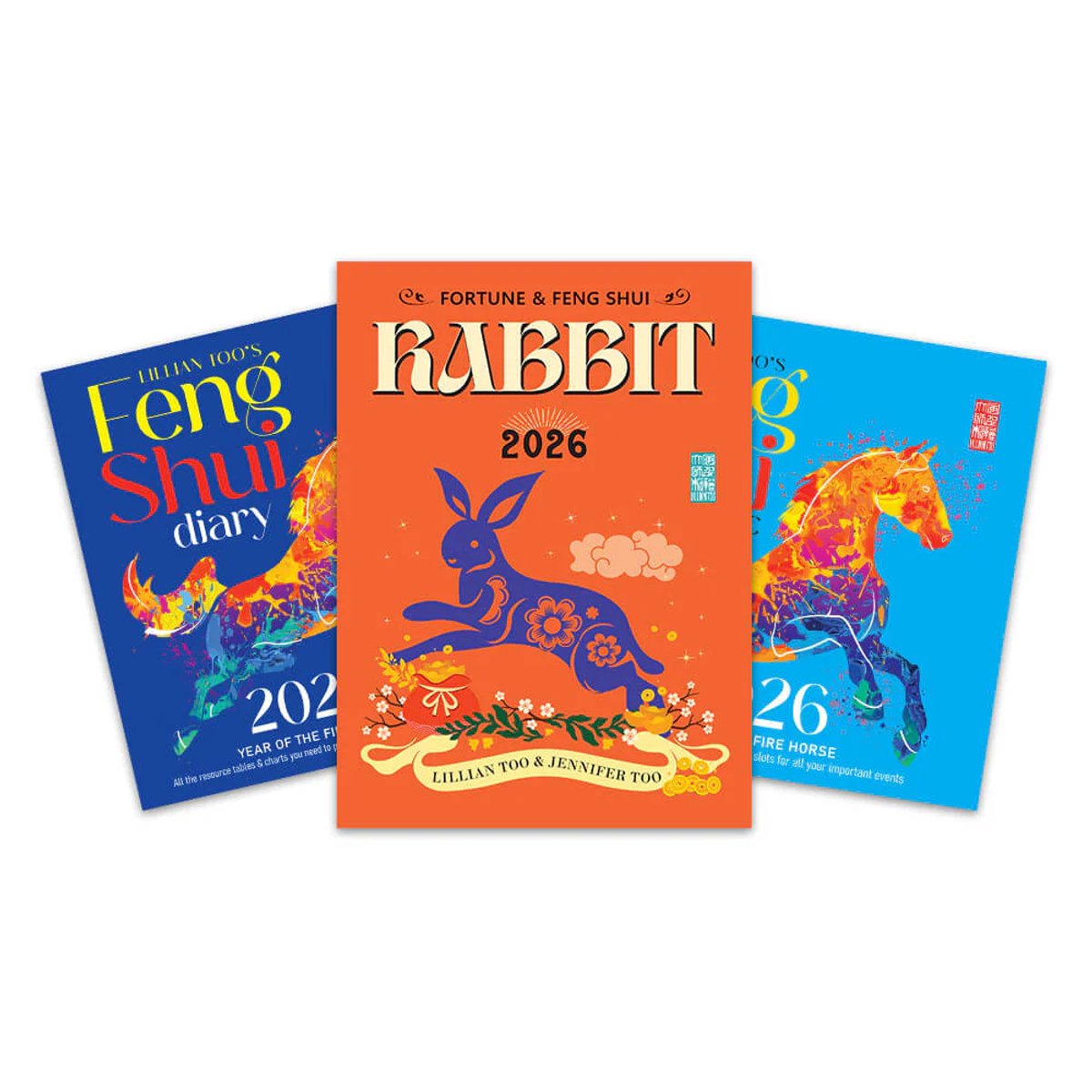 Boeken Set van 3, Horoscoopboek Konijn/Rabbit, Almanac en Diary 2026