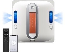 LIECTROUX S11 Raamreinigingsrobot – Slimme Glasreiniger met 4-voudige Sproeifunctie, Voor Ramen met en zonder Kozijn, Muren en Tegels