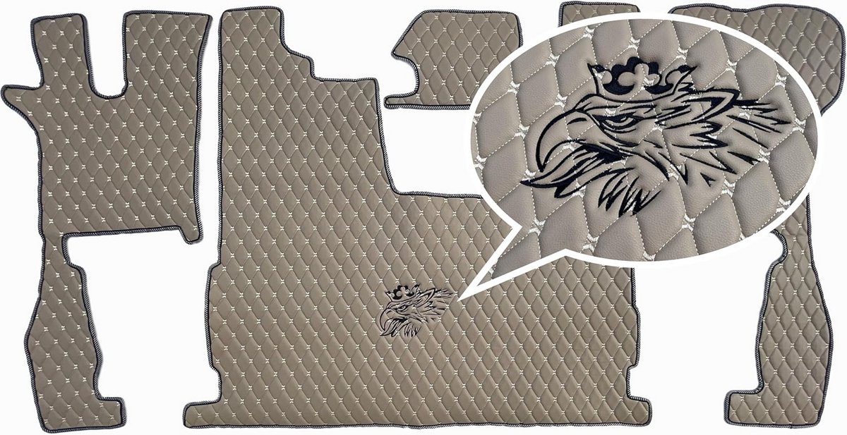 Comfortabele Padded Dijsteun voor SCANIA R Vrachtwagenstoelen (2017+)