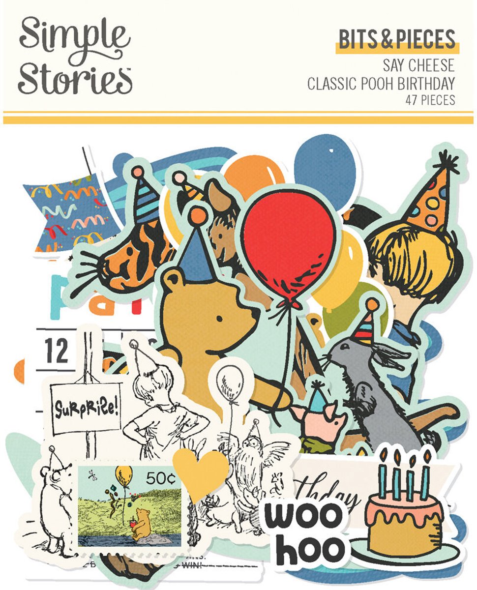 Simple Stories - Say Cheese Classic Pooh Birthday Bits & Pieces (24808)