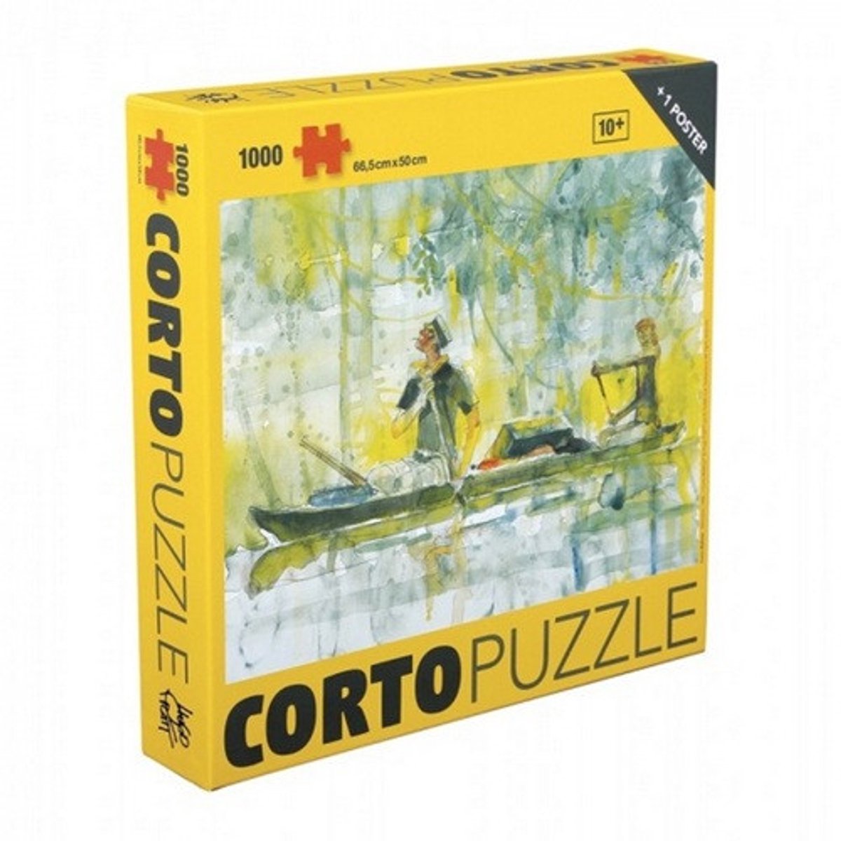 Corto Maltese – Memories – Inclusief poster – Tintinimaginatio – Puzzel 1.000 stukjes - Man en vrouw in boot