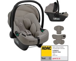 Lionelo Astrid i-Size Autostoel – ADAC 5-sterren – 40-87 cm – RWF – Memory Foam – Verstelbare hoofdsteun (7 cm) – Holmbergs gordels – Compatibel met ISOFIX-base & kinderwagen – i-Size norm – Licht & veilig